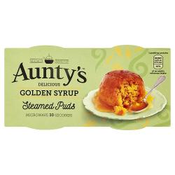 Aunty's Golden Syrup Steamed Puddings (2x95g)