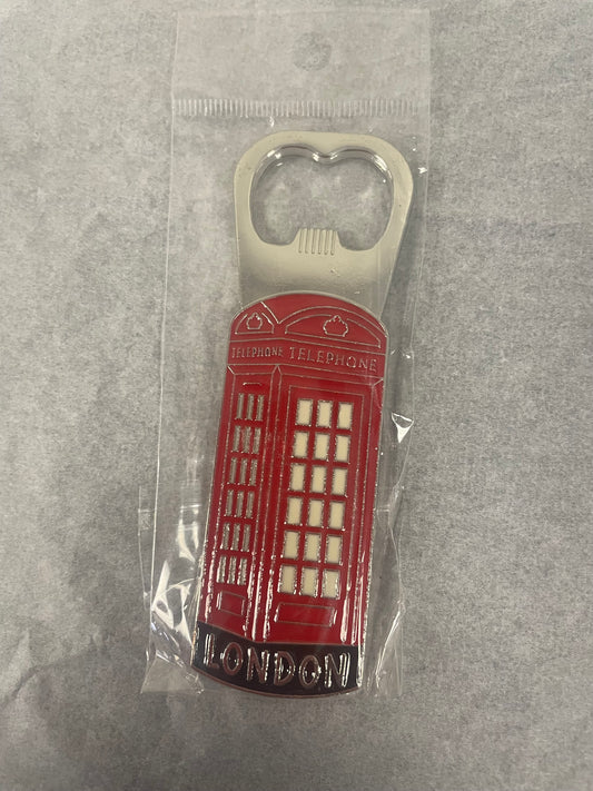 Metal London Telephone Box Bottle Opener
