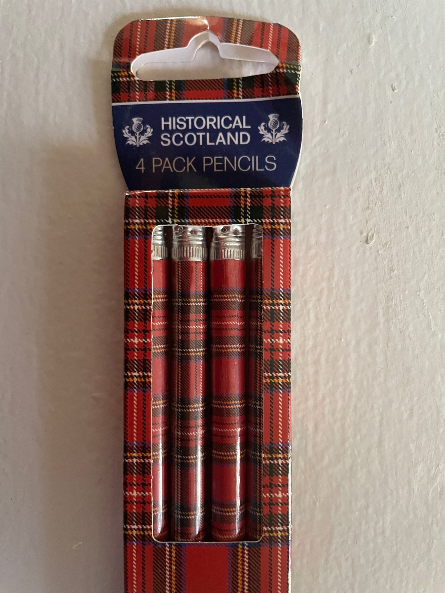 Pack of 4 Scottish pencils