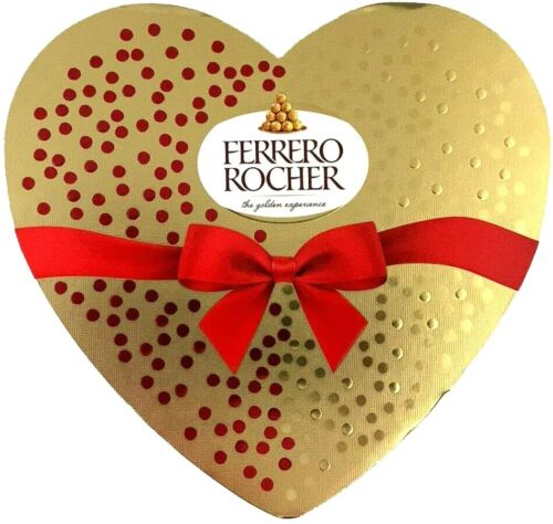 Ferrero Rocher Chocolate Heart Shaped Box of Chocolates 125G