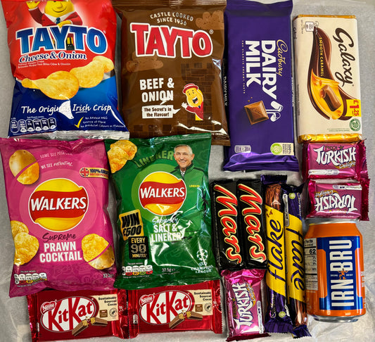 Homesick Brit Gift Box (Crisps, candy......)