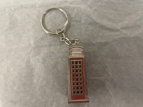 Silver Post Box Key Ring
