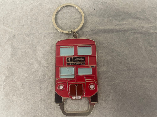 London Bus Bottle Opener Key Ring