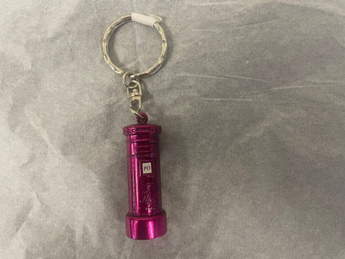 Pink Post Key Ring