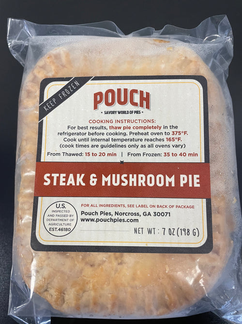 Pouch Steak and Mushroom Pie 7 oz (available in store only)