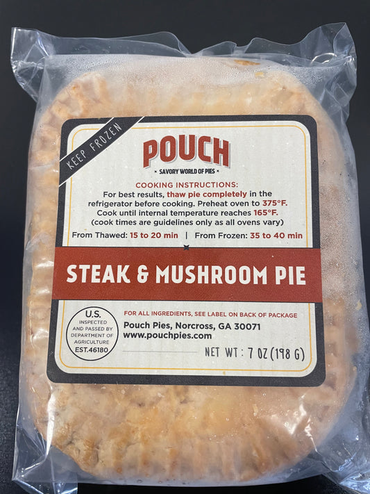 Pouch Steak and Mushroom Pie 7 oz (available in store only)