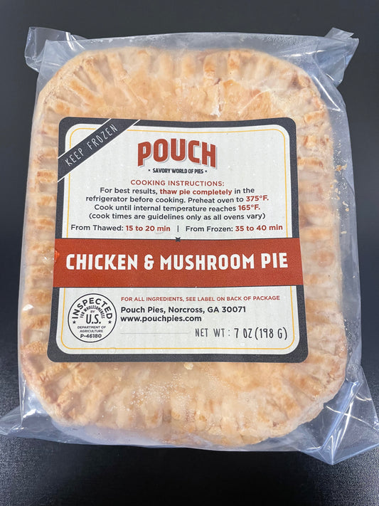 Pouch Chicken and Mushroom Pie 7oz (available in store only)