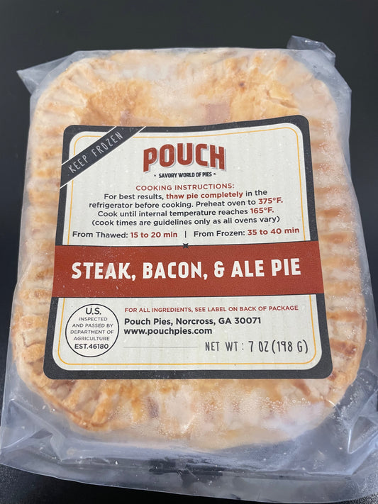 Pouch Steak Bacon and Ale Pie 7 oz (available in store only)