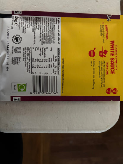 Colman's Meal Makers White Sauce 26g