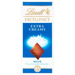 Lindt Excellence Milk Extra Creamy Chocolate 100g X 4pk