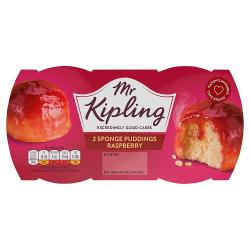 Mr Kipling Sponge Pudding Raspberry 2 x 95g