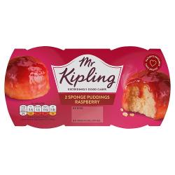Mr Kipling Sponge Pudding Raspberry 2 x 95G