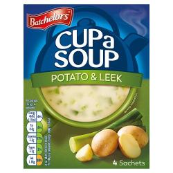 Batchelors cup a soup potato and leek 107G
