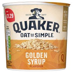 Quaker Oat So Simple Pot Golden Syrup 57G