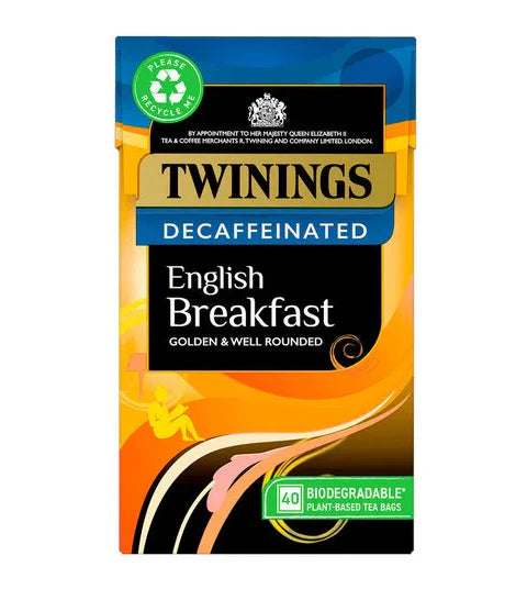 Twinings Decaffeinated English Breakfast 40 Tea bags