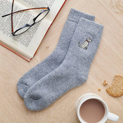 Sweet William Designs Dog Walking Socks - Yellow Labrador