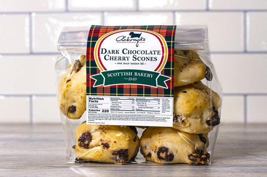 Ackroyd's Scones: Dark Chocolate Cherry (6 pack)