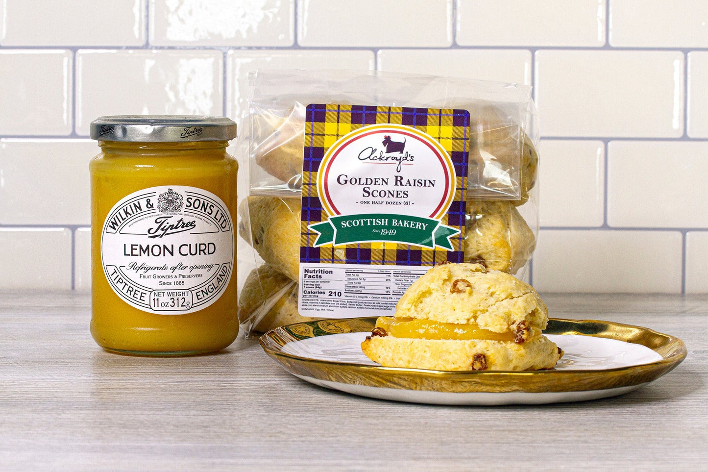 Ackroyd's Scones: Golden Raisin (6 Pack)