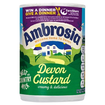 Ambrosia ready to eat Devon Custard 400g