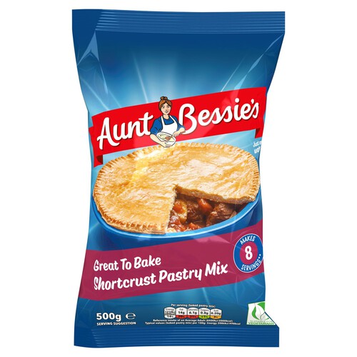 Aunt Bessie's Shortcrust Pastry Mix 500g (buy 1 get 1 free)
