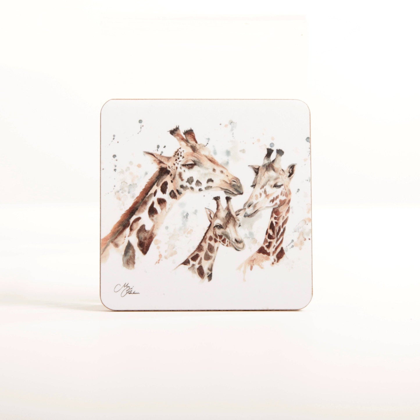 Meg Hawkins Giraffe Design Coaster