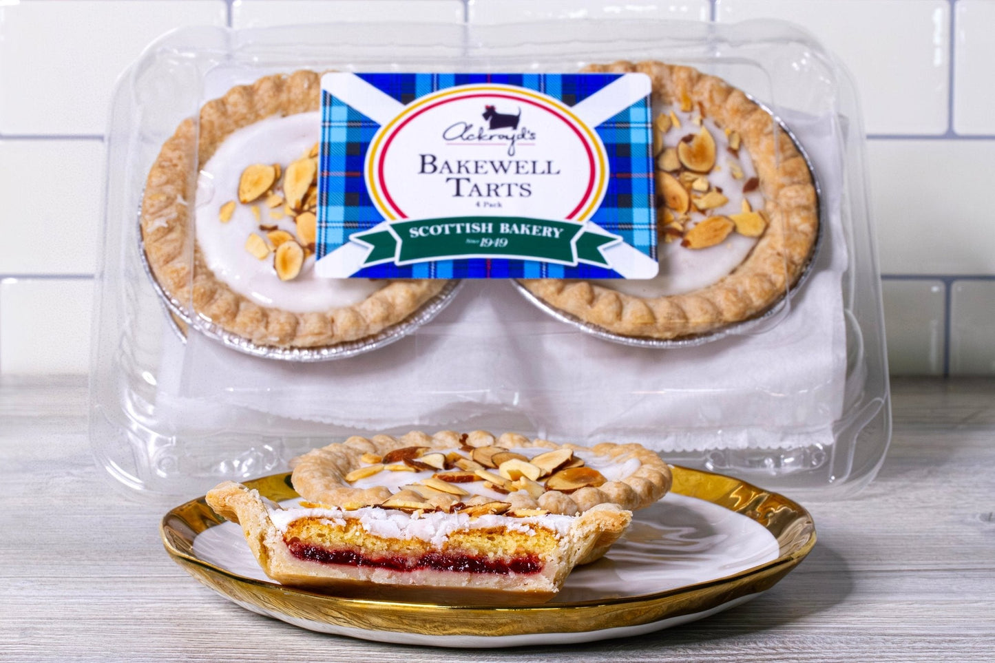 Ackroyd's Bakewell Tarts - 4  pack