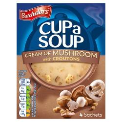 Batchelors Cup a Soup Granules Mushroom 99g (buy 1 get 1 free)