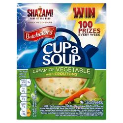Batchelors Cup A Soup Cream of Vegetable with Croutons 99g