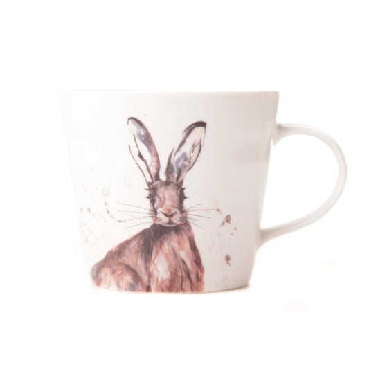 Meg Hawkins 'The Meadow' Hare Design Bone China Mug