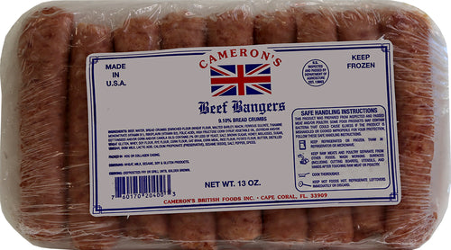 Cameron's Beef Bangers (available in store only)