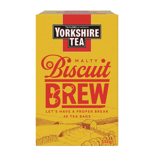 Taylors of Harrogate Yorkshire Tea Malty Biscuit Brew (40 Tea Bags)