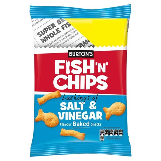 Burton's Fish 'N' Chips (salt and vinegar 40g)
