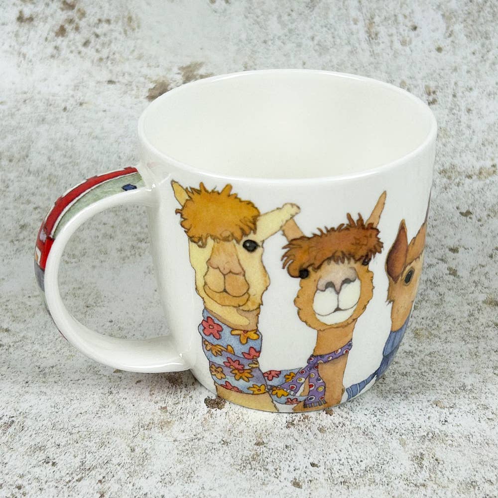 Happy Alpacas Boxed Mug