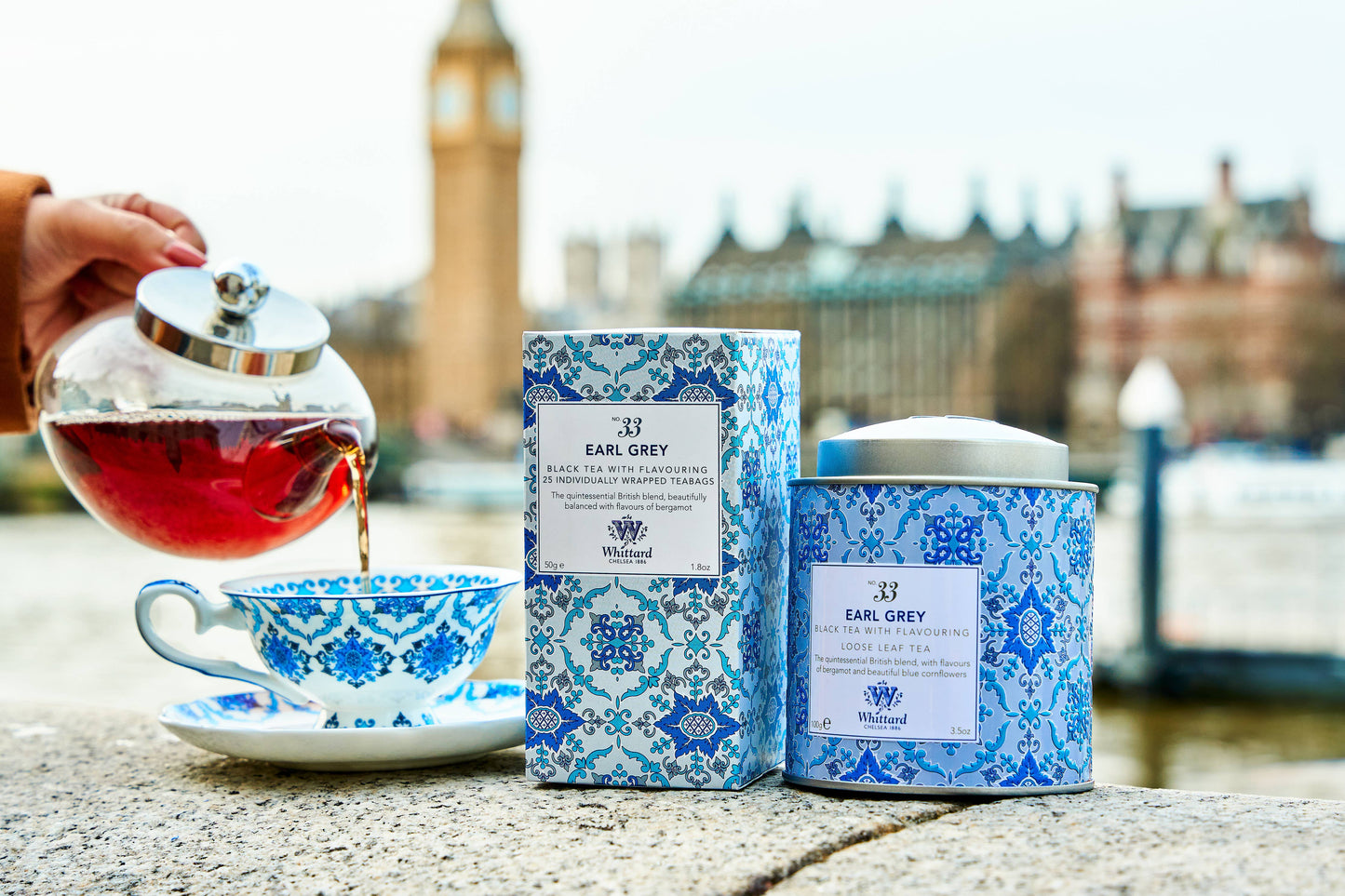 Whittard of Chelsea Earl Grey 25 individually wrapped teabags