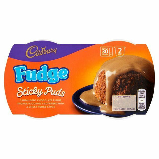 Cadbury Fudge Sticky Puds 2 x 95g