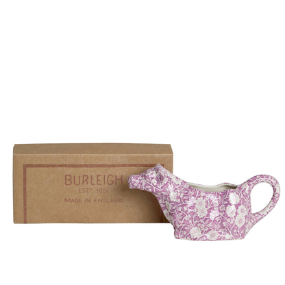 Burleigh Blossom Calico Cow Creamer Boxed