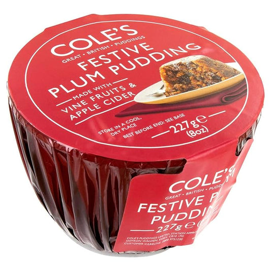 Cole's Festive Plum Pudding 227g