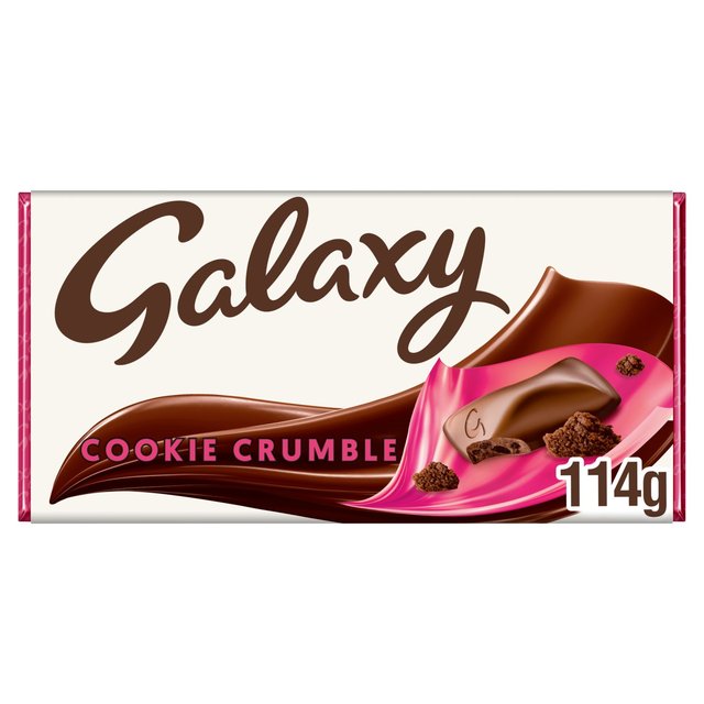 Galaxy Cookie Crumble Chocolate Block 114g