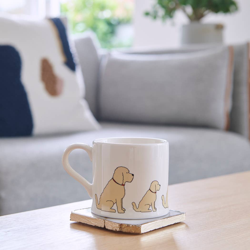 Sweet William Designs Mischievous Mutts Dog Mug - Cockapoo / Labradoodle (Apricot)