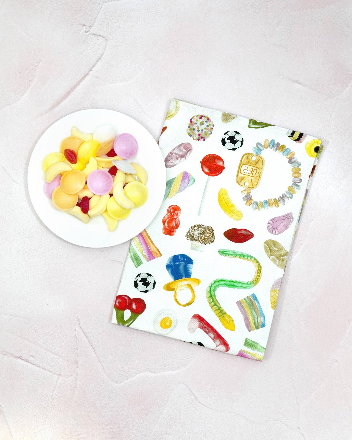 Corinne Alexander Pick & Mix Tea Towel - British Made