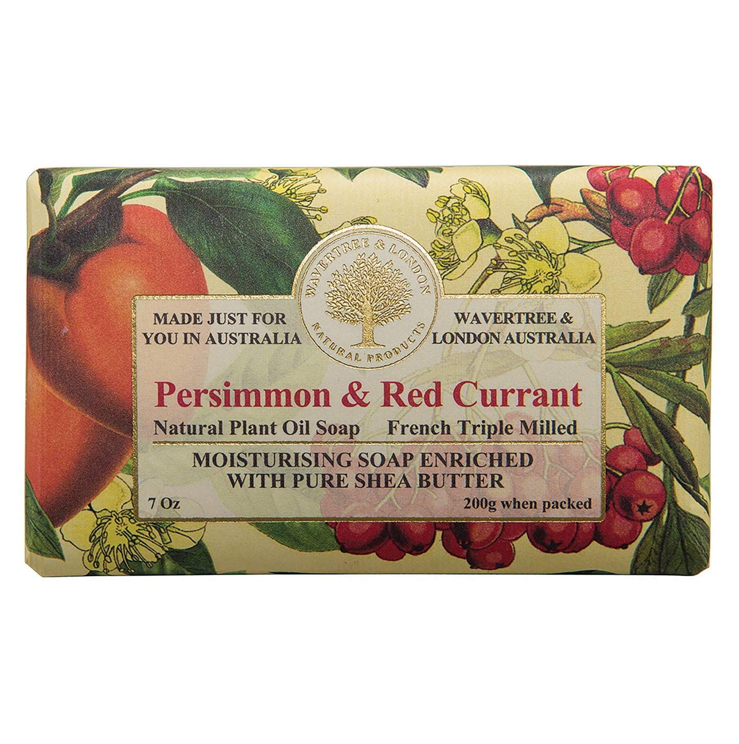 Wavertree Persimmon & Red Currant Luxury Soap Bars