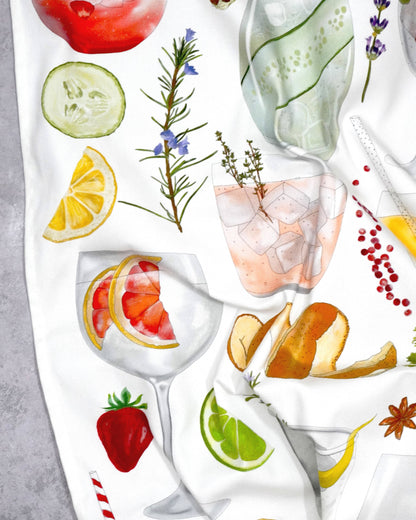 Corinne Alexander G&T Tea Towel - British Made – 100% Cotton