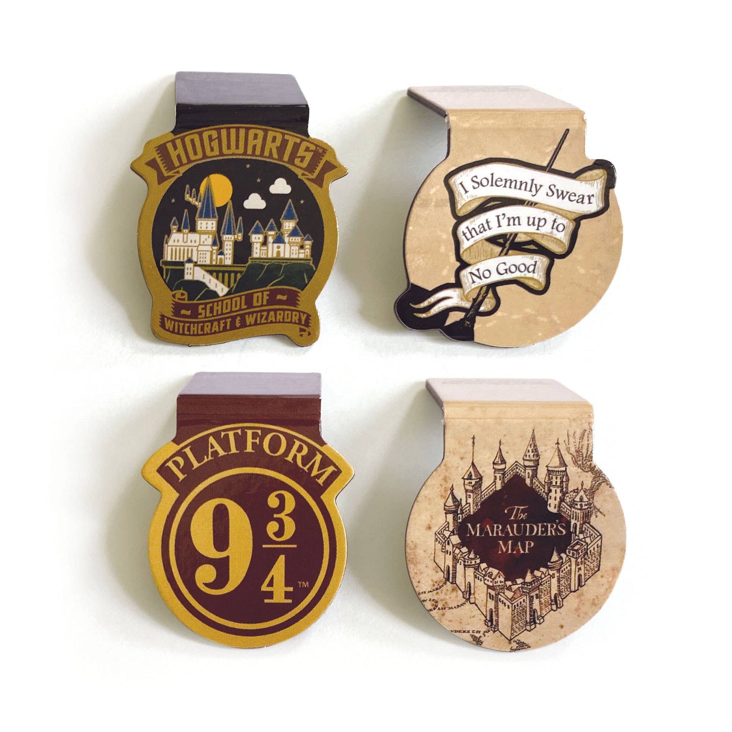 Harry Potter Symbols Magnetic Bookmarks