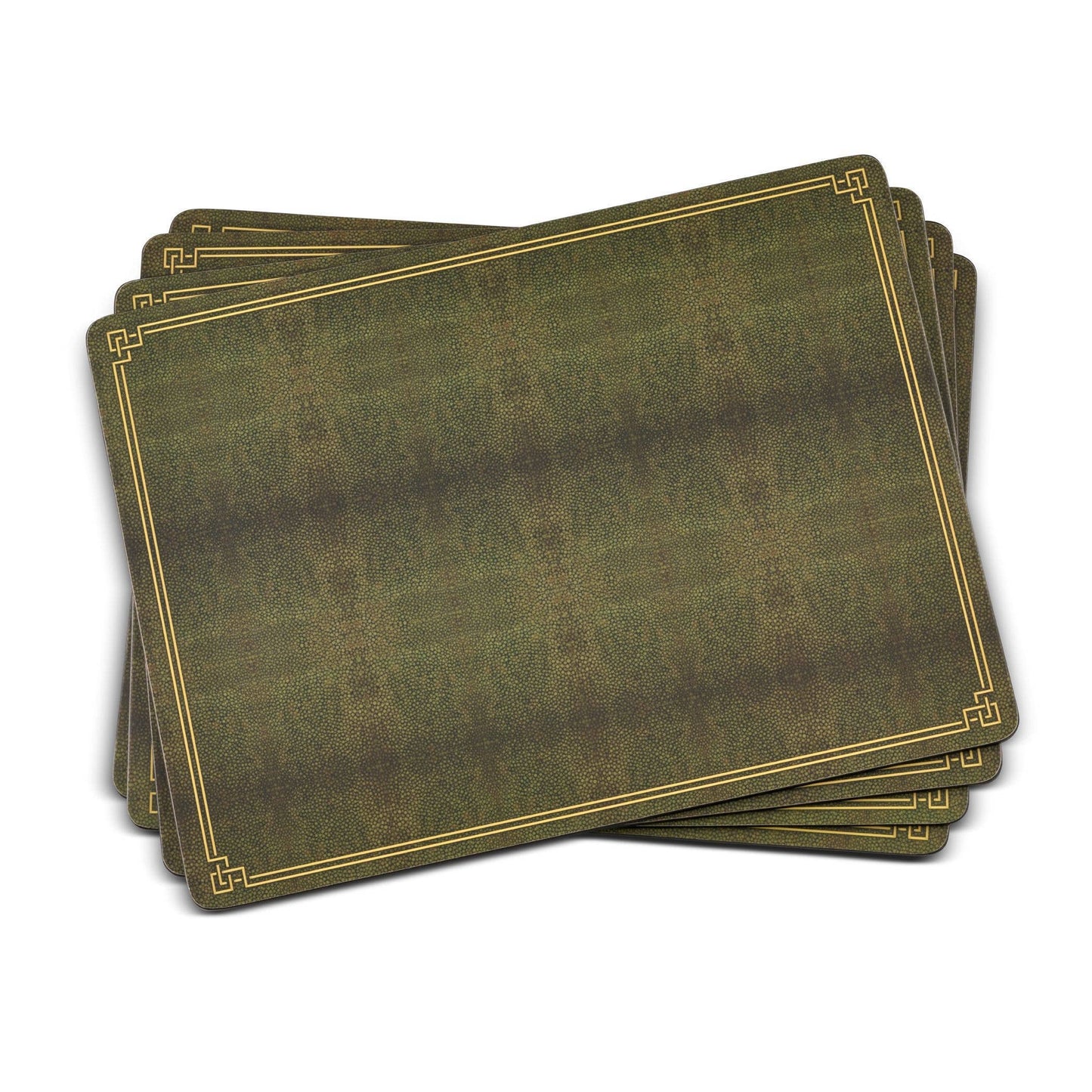 Shagreen Leather Placemats Set of 4