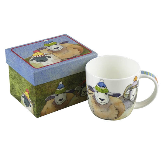 Happy Sheep China Mug With Gift Box