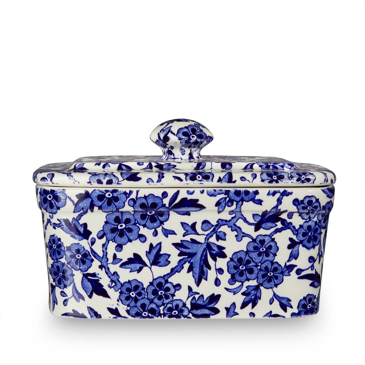 Burleigh Blue Arden Rect Butter Dish