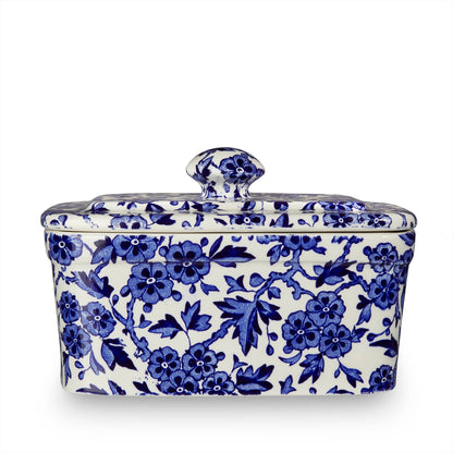 Burleigh Blue Arden Rect Butter Dish