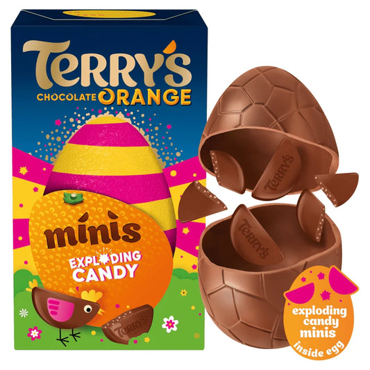 Terry's Chocolate Orange Minis Exploding Candy Easter Egg 91g
