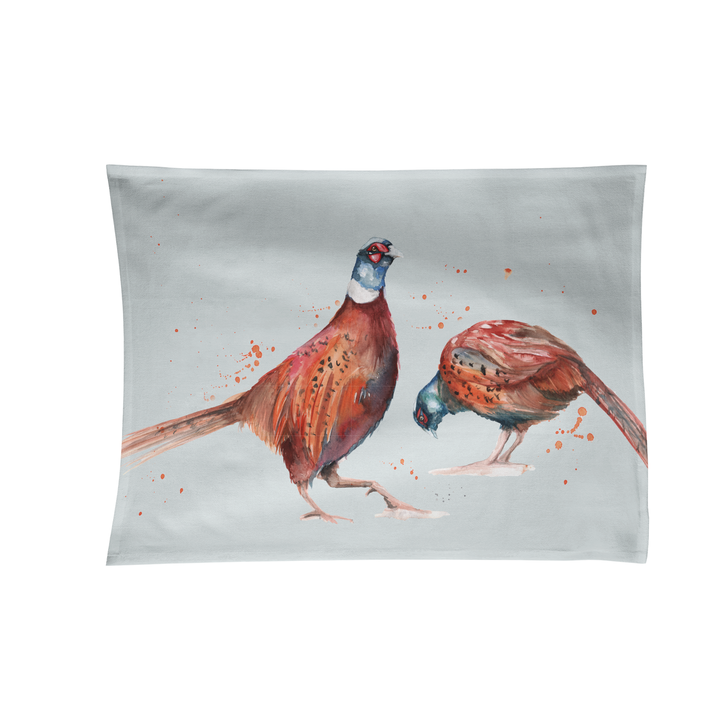 Meg Hawkins Art Pheasant Design Cotton Teatowel