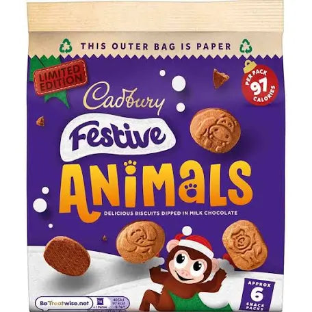 Cadbury Festive Animals 119g